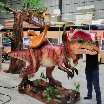 Dinosaurio Dilophosaurus realista Animatronics en venta Color personalizado
