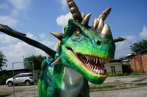 Verde Animatronic ligero del traje del dinosaurio