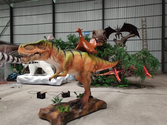 CE RoHs Dinosaurio animatrónico realista, modelo de dinosaurio de aspecto natural Alta durabilidad