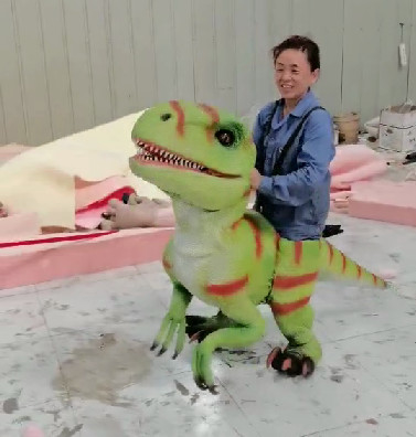 Divertida fiesta Halloween traje de dinosaurio caminante para adultos / niños