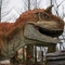 Equipo de parque temático modelo de dinosaurio animatrónico realista Carnotaurus estatua