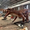 El dinosaurio realista de tamaño natural modela el equipo al aire libre del parque temático de la estatua del cocodrilo