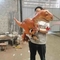 Marioneta de mano Dino animatronic resistente a la intemperie marioneta Brachiosaurus