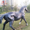 Esculturas animales de encargo del caballo de tamaño natural animatronic de las estatuas de la resina
