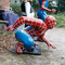 Estatua de fibra de vidrio Marvel Spider Man Estatua de Spiderman de tamaño real
