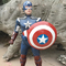 Figura de resina Estatua de Marvel Escultura de Capitán América al aire libre
