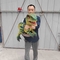 Juguete Animatronic impermeable del bebé del dinosaurio de la simulación grande adaptable popular más linda en las manos para el parque temático