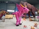 Disfraz de dragón de dibujos animados Animatronics Dinosaur Lovely Disfraz para niños Parque