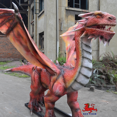 Dragones animatrónicos modificados para requisitos particulares tamaño, dragones TUV del robot aprobados