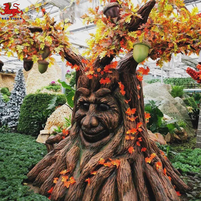Árbol que habla del parque de la decoración de la escultura de la planta animatrónica del jardín grande para la venta