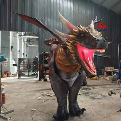 Disfraz de dragón realista animatrónico para interior/exterior