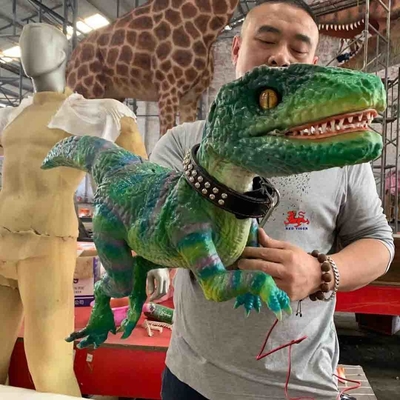 comprar Marioneta de mano de Dino del museo/marioneta realista RoHS del dinosaurio del bebé certificada online manufacture