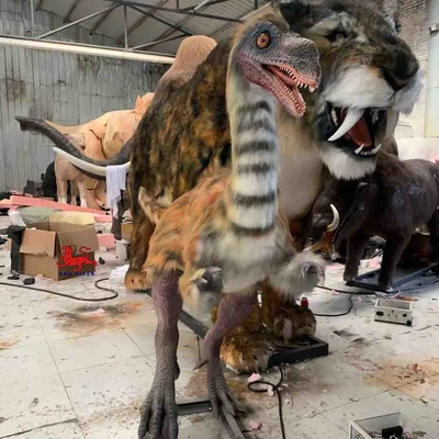 Modelo realista realista de Limusaurus del parque de atracciones del dinosaurio animatronic