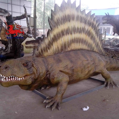 comprar Estatua animatrónica realista de Sunproof del dinosaurio los 4m Dimetrodon para el parque temático online manufacture