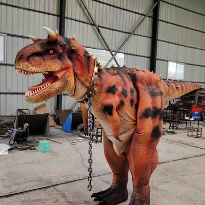 comprar Control manual de la edad adulta del traje del dinosaurio realista de Carnotaurus para el funcionamiento online manufacture