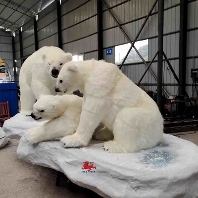 comprar Oso polar de tamaño natural animatronic realista modificado para requisitos particulares disponible 12 meses de garantía online manufacture