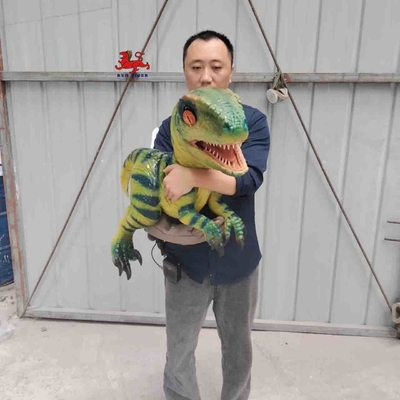 comprar Marioneta realista de tamaño natural del dinosaurio, marioneta de mano del Velociraptor de Jurassic Park online manufacture