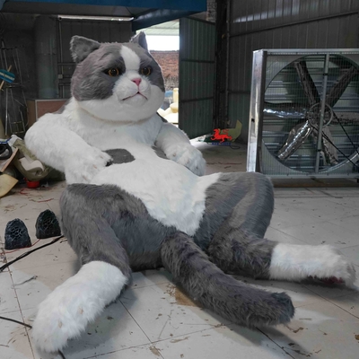 comprar Gato que habla interactivo de encargo realista del tamaño de los animales 200W de los animales animatronic de tamaño natural online manufacture