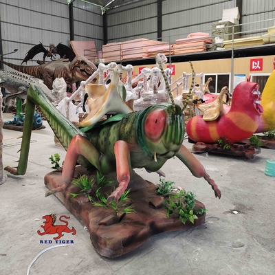 insectos animatrónicos grandes de 3m/predicador animatrónico para el parque temático