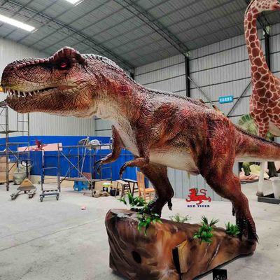 comprar Modelo de Tiranosaurio Rex animatrónico realista hecho a mano de tamaño personalizado con materiales ecológicos y control por sensor infrarrojo online manufacture