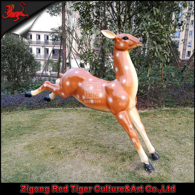 comprar Resina de estatuas de animales de jardín de productos de fibra de vidrio personalizados a prueba de sol online manufacture