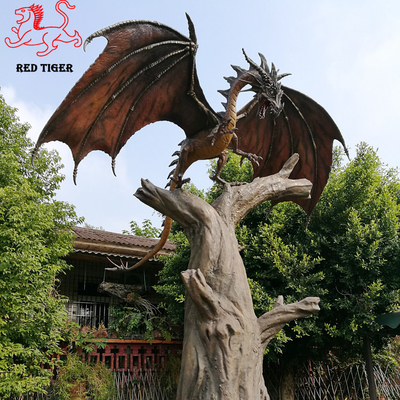 comprar Estatuas de tamaño natural animales Sunproof de los productos de encargo de la fibra de vidrio del parque temático online manufacture