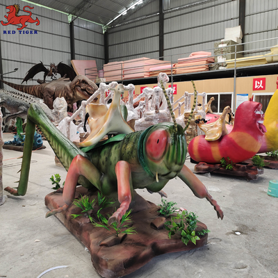 T Rex Animatronic Dinosaur Ride resistente a la intemperie 12 meses de garantía