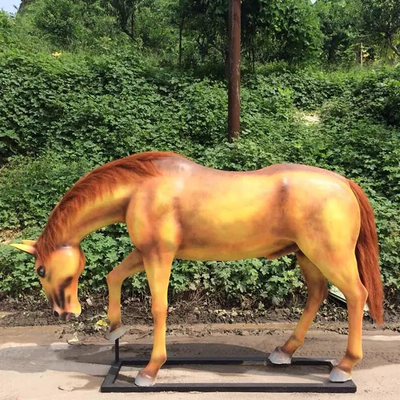 comprar Estatua de vaca de fibra de vidrio Esculturas de animales de fibra de vidrio de tamaño natural online manufacture