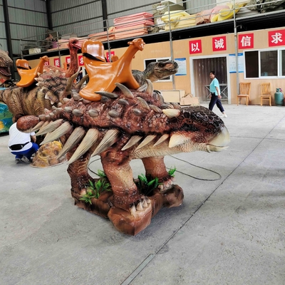 Paseo eléctrico en modelo Animatronic de la vespa del Ankylosaurus del dinosaurio animado de Rideable
