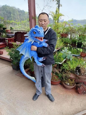 Niños Atractivo Silicona Esponja Dinosaurio Mano Muñeco Simulación Bebé Dinosaurio Muñeco Modelo