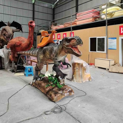 Sonido personalizado Animatrónico Dinosaur Ride para centros de entretenimiento