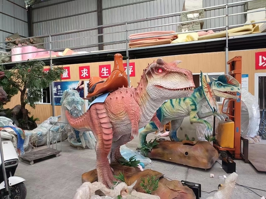 Paseo Animatronic modificado para requisitos particulares del dinosaurio con color y tamaño ajustables