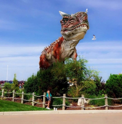 Control remoto / Sensor Robot Dinosaurio Parque temático realista Batería recargable