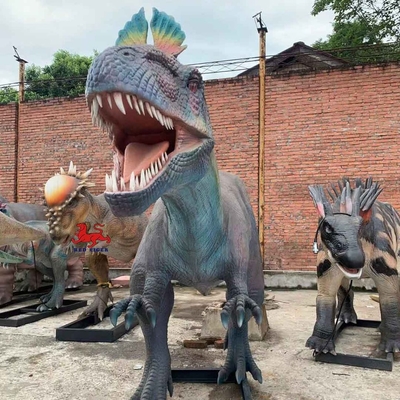 Velocidad ajustable Alta durabilidad Realista Dinosaurio robótico Contratación para profesionales