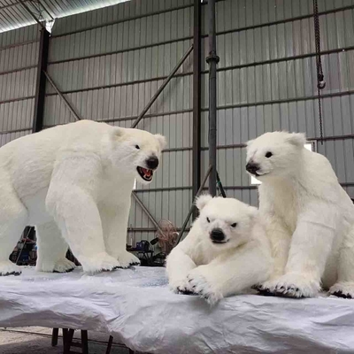 comprar Parques temáticos Auténtico oso polar animatrónico con voz y sonidos de animales online manufacture