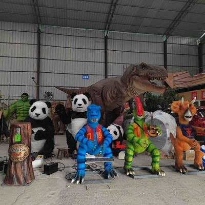 Modelo de dibujos animados de dinosaurios dinámicos realistas