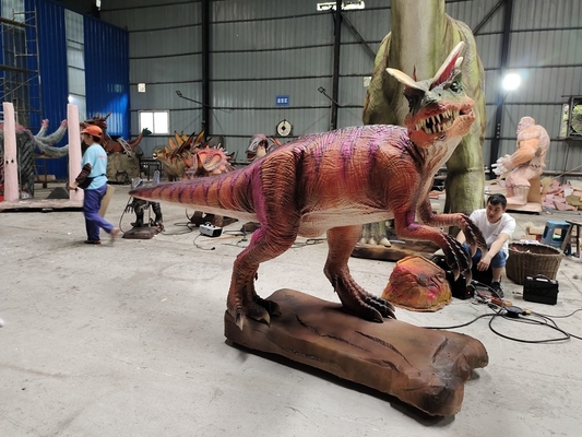 comprar Simulación de tamaño real Animatrónico Dilophosaurus para Jurassic Park online manufacture