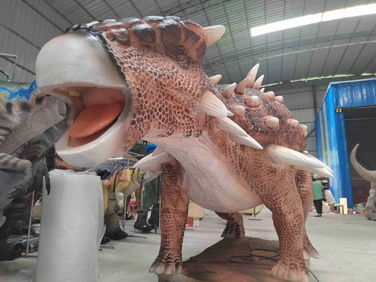 Modelo 3D realista y realista Dinosaurio Anquilosaurio animado
