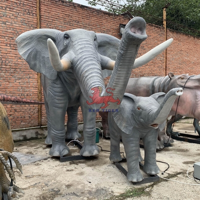 comprar Parque temático Animales realistas animatrónicos Tamaño natural Elefante personalizado online manufacture