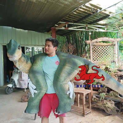 comprar Títere de mano de dinosaurio animatrónico personalizado para uso comercial online manufacture