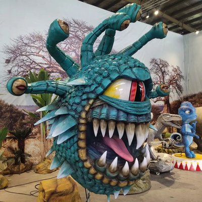 Good price Escultura animatrónica realista hecha a mano del espectador de la simulación de los dragones con los movimientos en línea