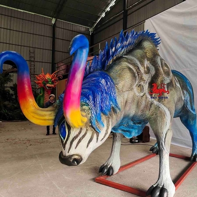 Criaturas chinas míticas del sensor del Animatronics infrarrojo del parque temático - Fei