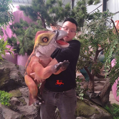 Un buen precio. Productos para parques de atracciones Animatrónica robótica Bebé títere de iguanodon realista en línea