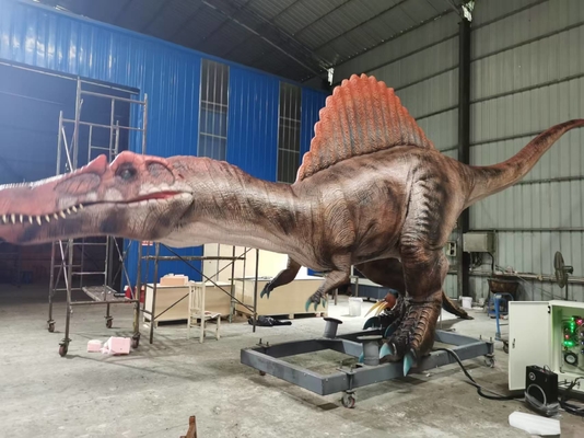 Tamaño realista Animatrónico Dinosaurio Spinosaurio Servomotores Gran variedad de movimientos