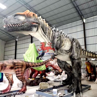 Parque temático Animatrónico Realista Dinosaurio Allosaurio Al aire libre