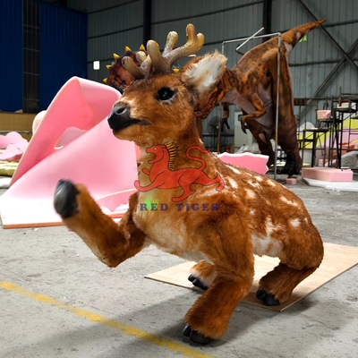 Un buen precio. Nuevo Animatrónico Realista Control Remoto Robot Caminante Animal Reno Perro Robot en línea