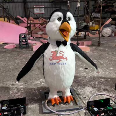 Un buen precio. Pingüino de dibujos animados animatrónico navideño cantante para la venta en parque de atracciones en línea