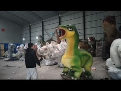 lanzamiento modificado para requisitos particulares dinosaurio Animatronic de la cesta de la altura de los 2.5m