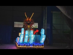 Desfile del dragón chino, suministros de carroza, desfile de carroza de carnaval.