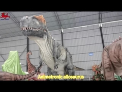 Parque temático Animatrónico Realista Dinosaurio Allosaurio Al aire libre